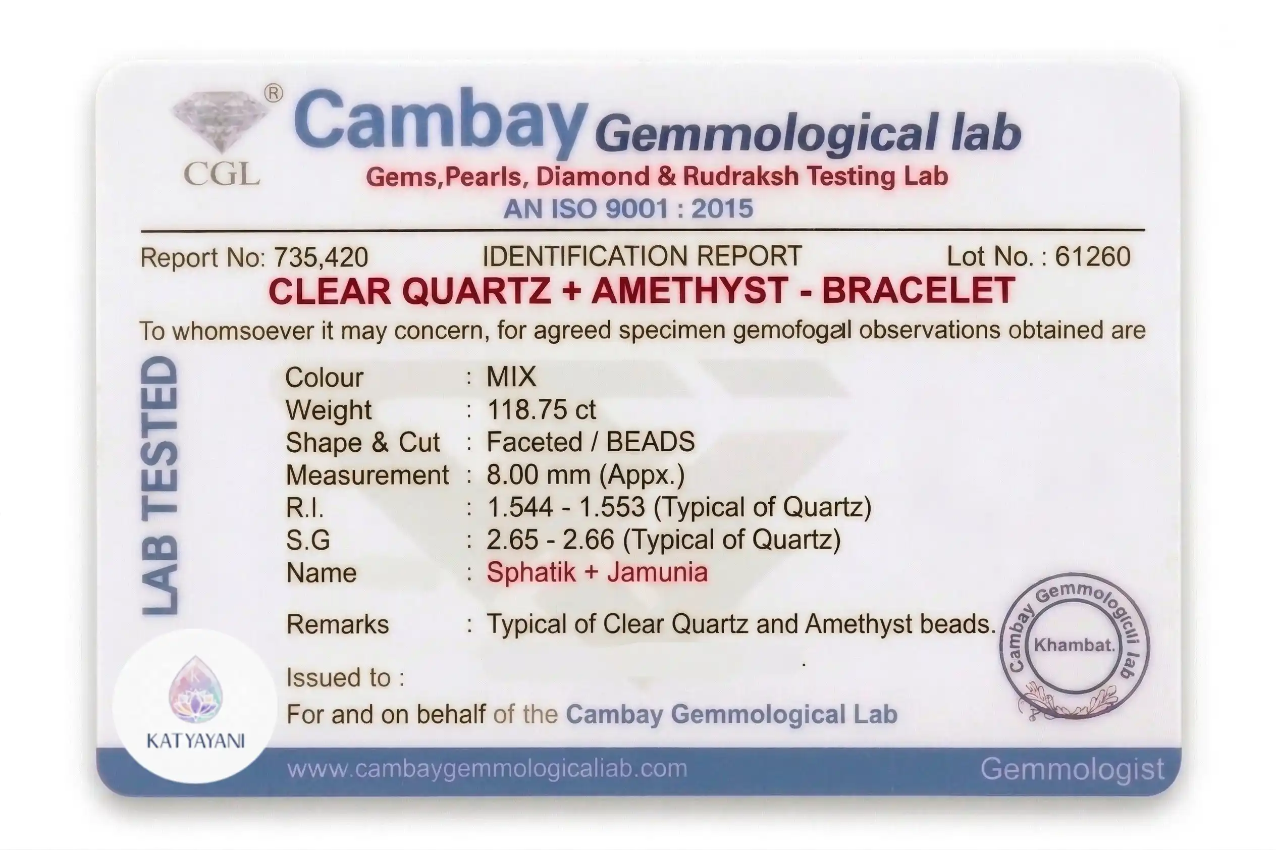 clear quartz & amethyst bracelet 8mm certified pre activated master healer & calming crystal combination