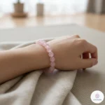 Rose Quartz Healing Crystal Bracelet 8mm - Certified Pre-Activated Love & Self-Care Stone for Emotional Balance